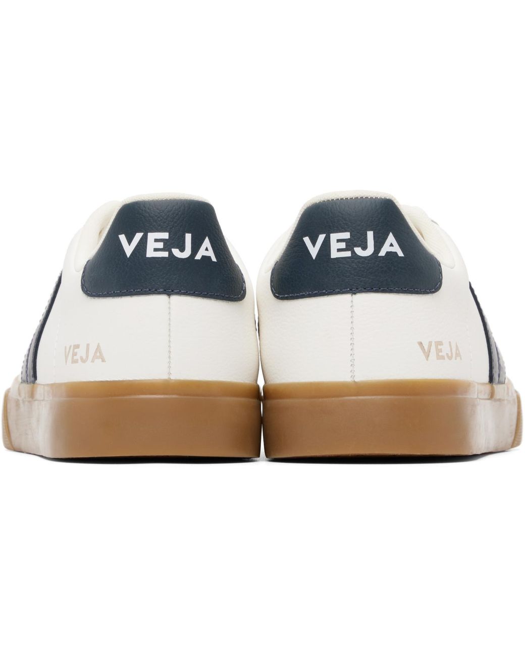Veja Black Off- Campo Leather Sneakers for men