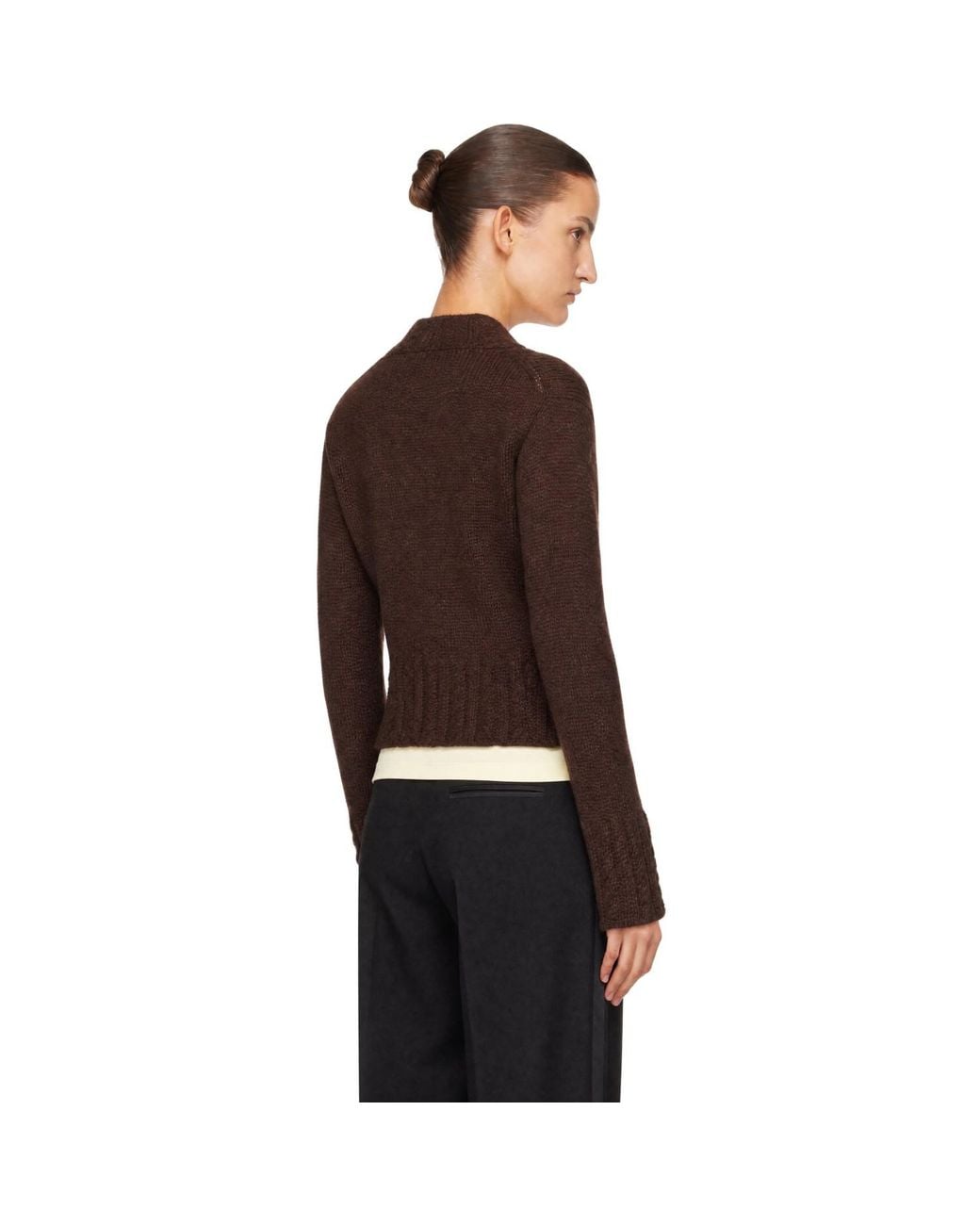 Moncler Brown Alpaca Blend Sweater