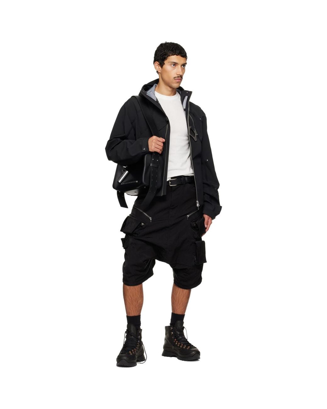 HELIOT EMIL Black Vega Bag for men