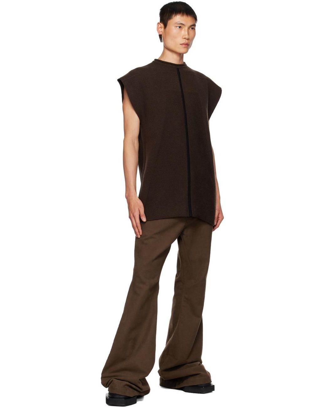 メンズ Rick Owens ブロンズ Open Trunk シングルピアス