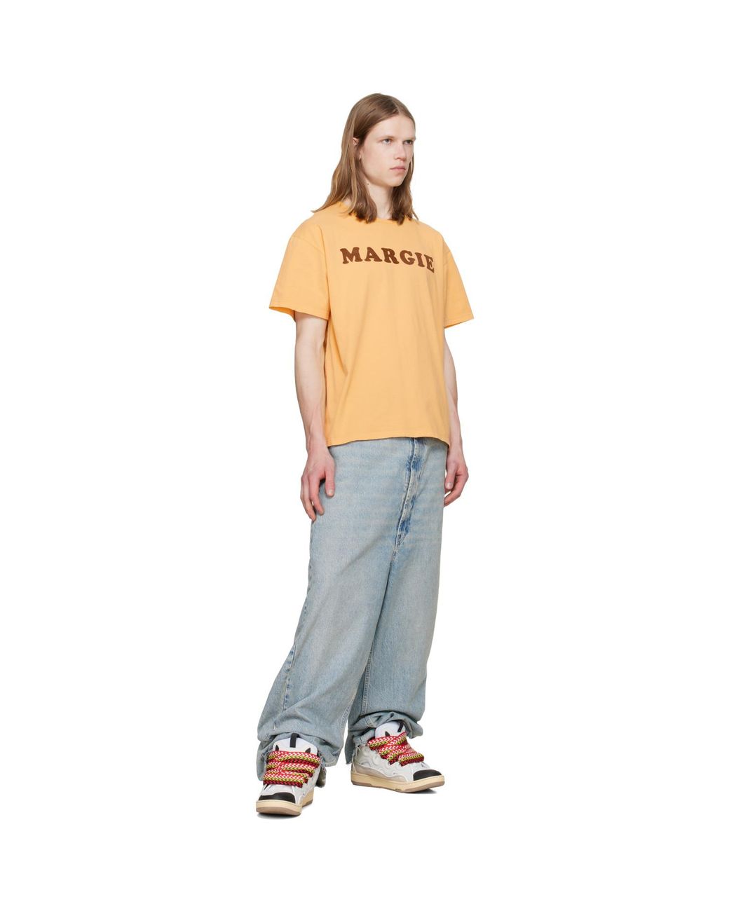 Lanvin White Curb Sneakers for men