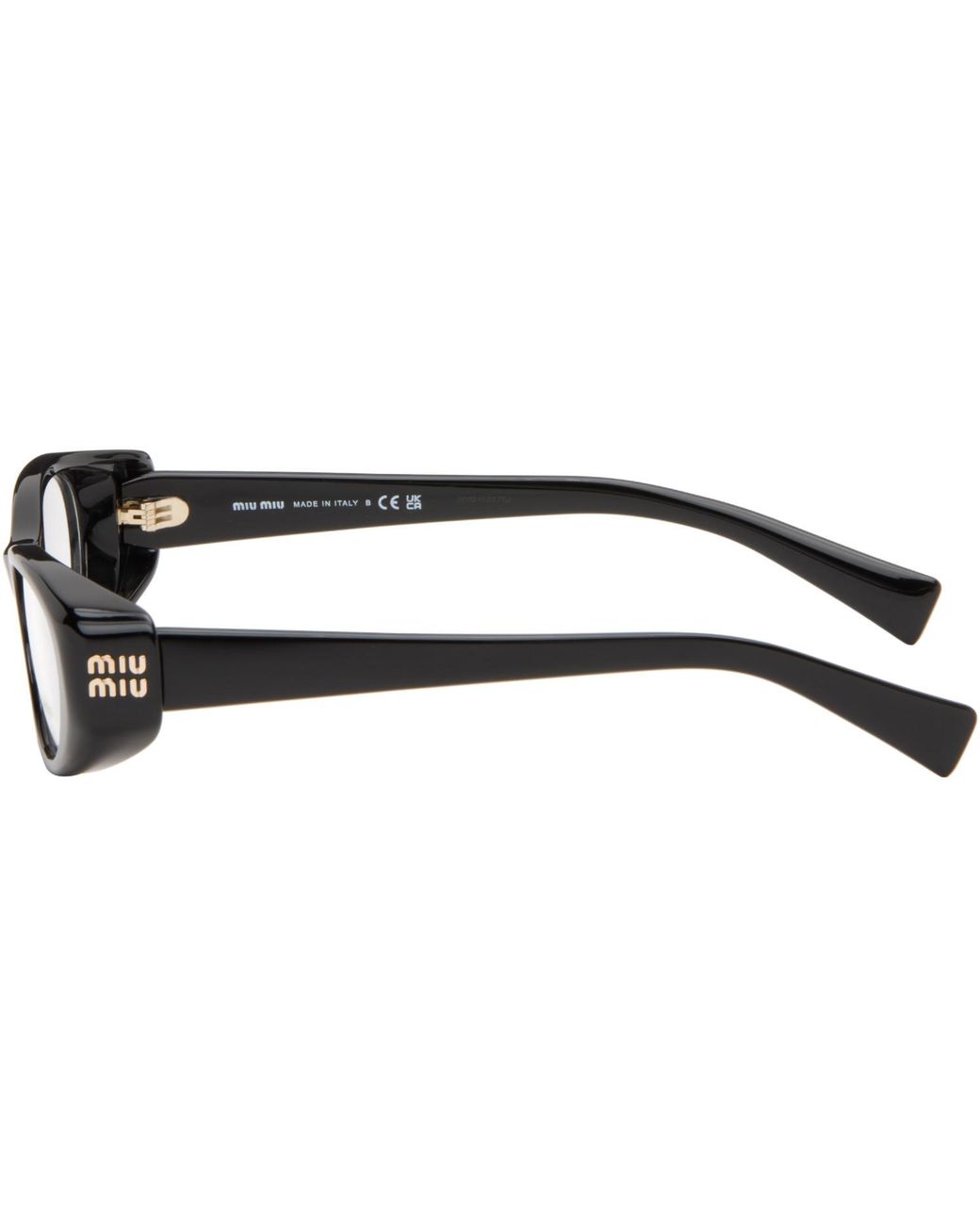 Miu Miu Brown Oval Glasses