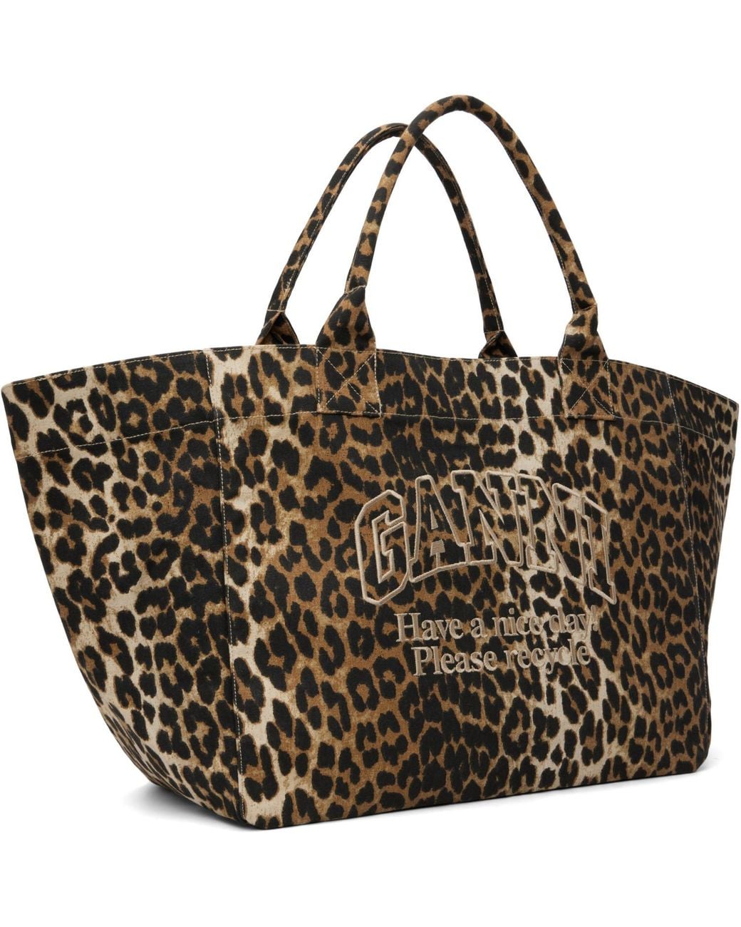 Ganni Black Xxl Tote
