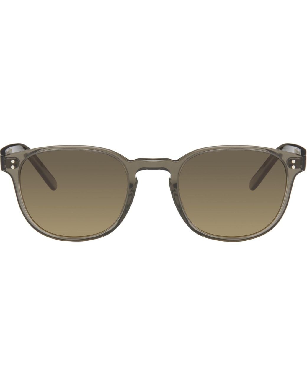 Oliver Peoples Black Fairmont Sunglasses for men