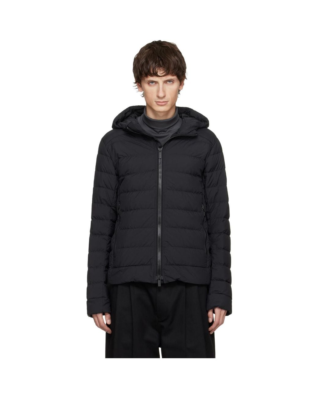 Canada Goose Black Crofton Enduraluxe Down Jacket for men