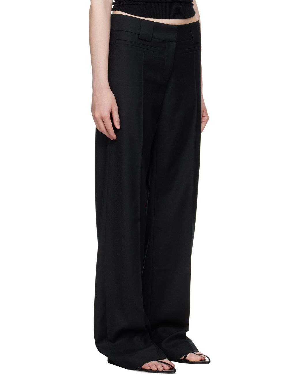 【関税込み】Aya Muse ブラック Clari トラウザーズ AYA MUSE Clari Trousers in Black | Lyst