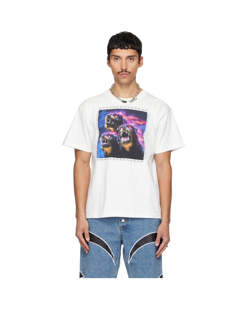 THUG CLUB Blue Samja T-Shirt for men