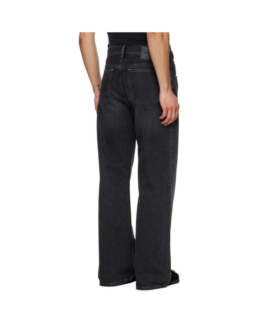 Acne Black Regular Fit 2021M Jeans for men