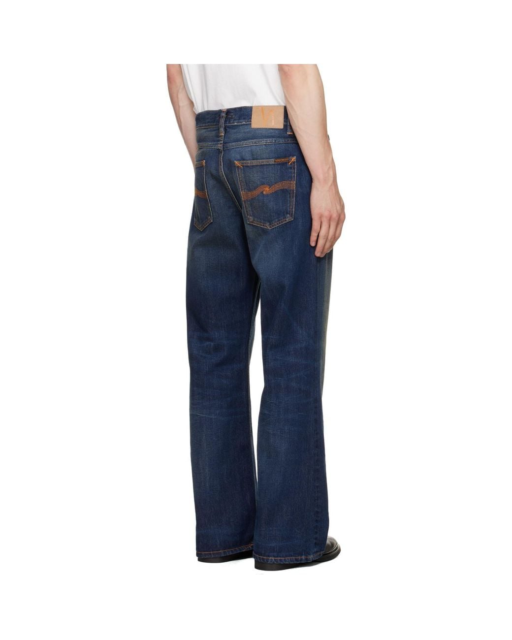 Nudie Jeans Blue Flare Glenn Jeans for men