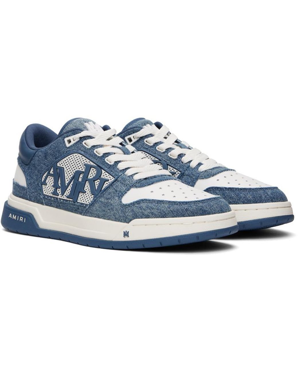 関税送料込【AMIRI】Vintage classic デニム スニーカー Amiri Vintage Denim Classic Low Sneakers in Black for Men | Lyst