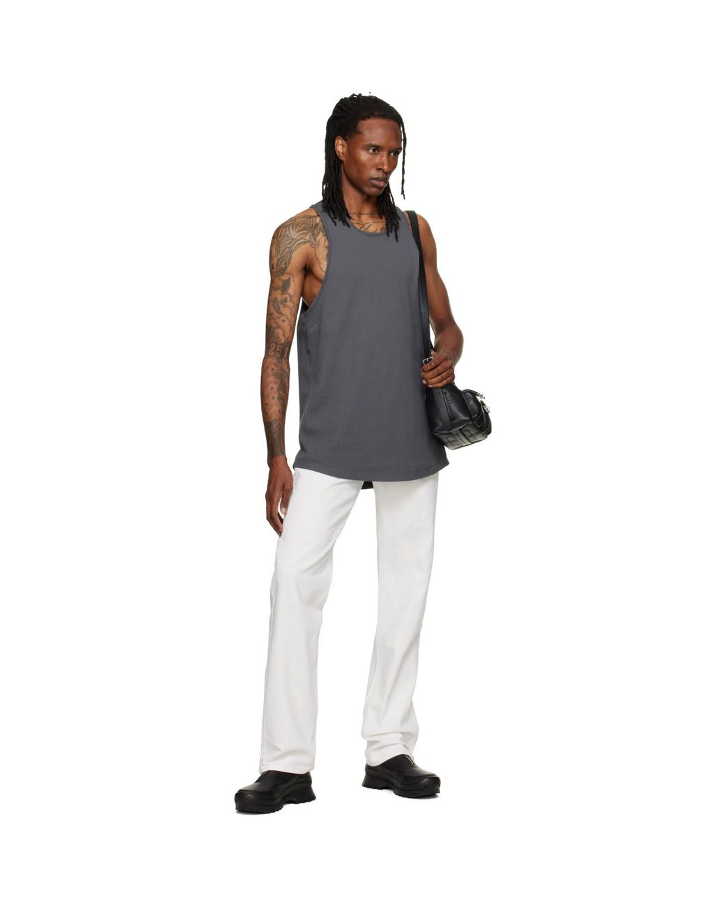 ALEXANDER DIGENOVA White Painter Jeans for men