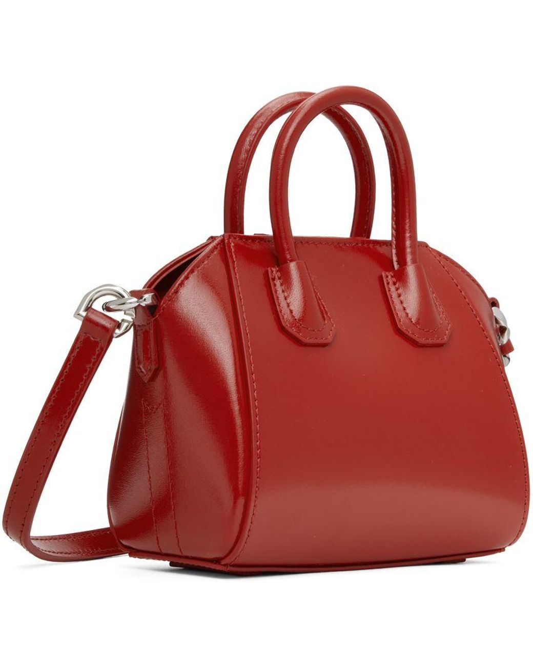 Givenchy Red Mini Antigona Bag