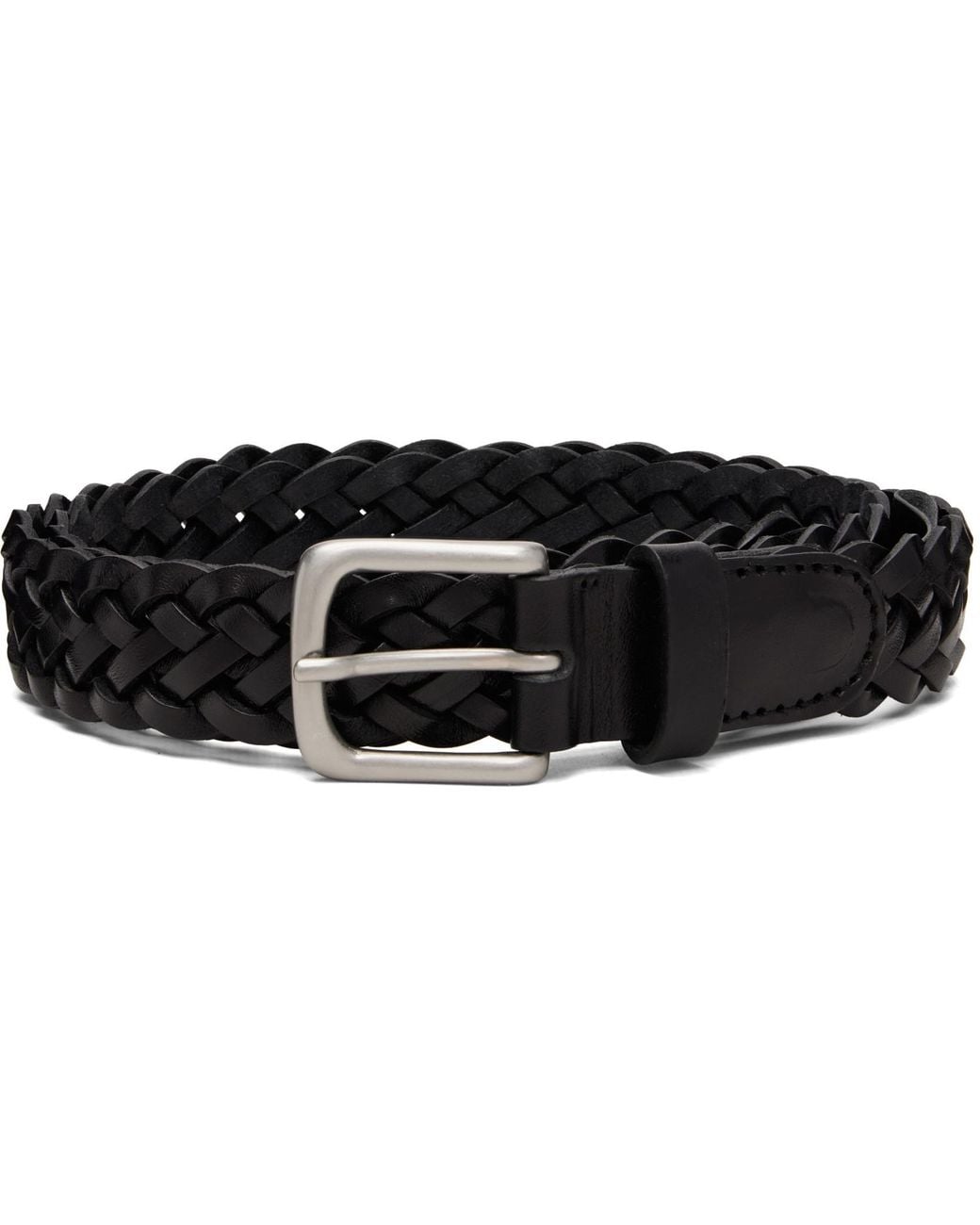 Another Aspect Black Another 1.0 Braided Belt for men