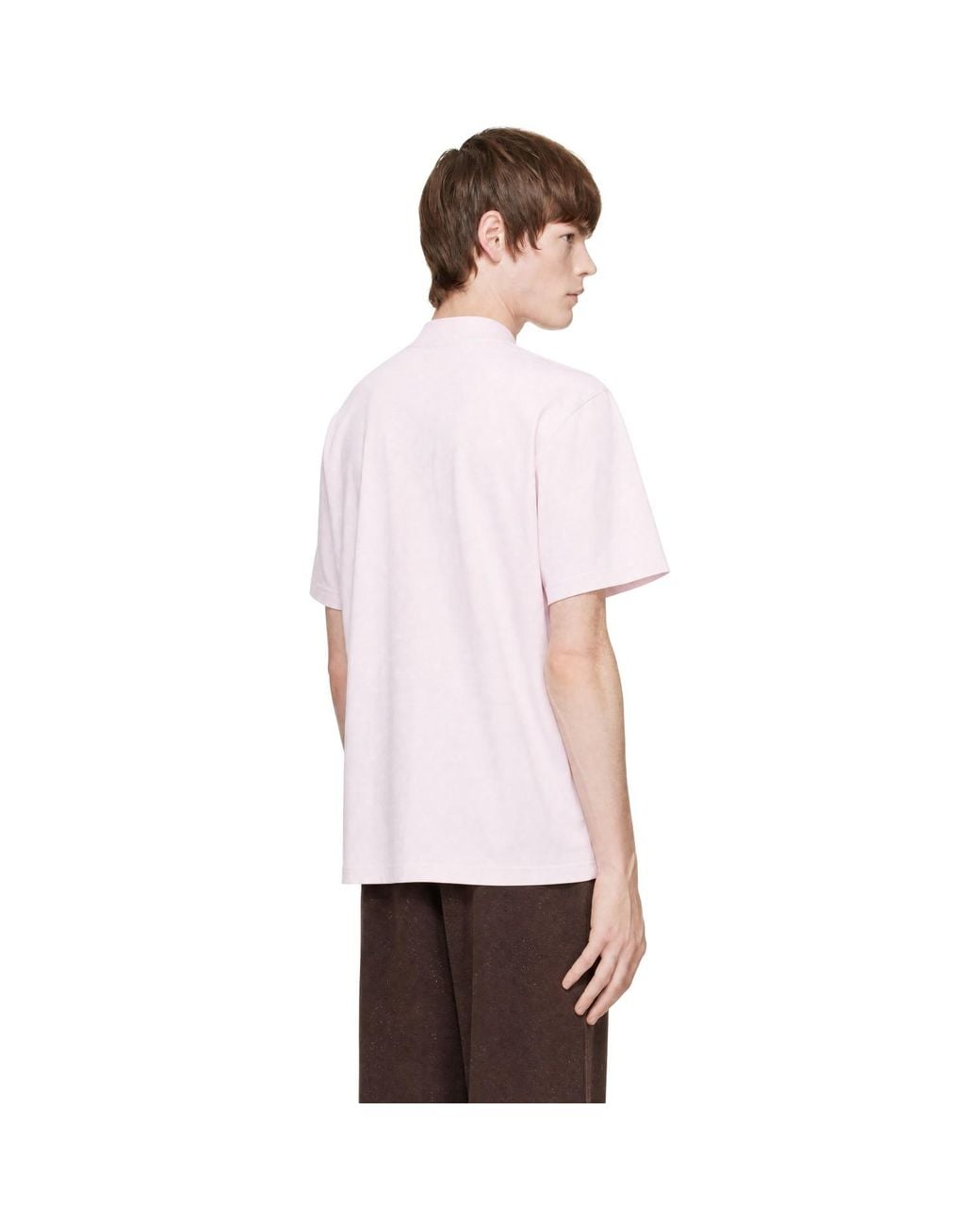 Alexander Wang White Logo Print T-Shirt for men