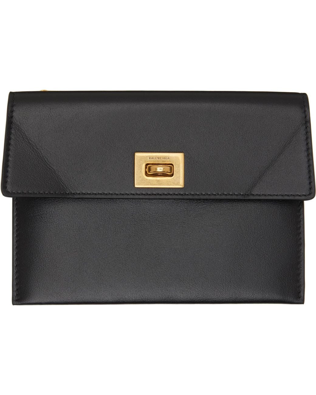 Balenciaga Black Rodeo Card Holder