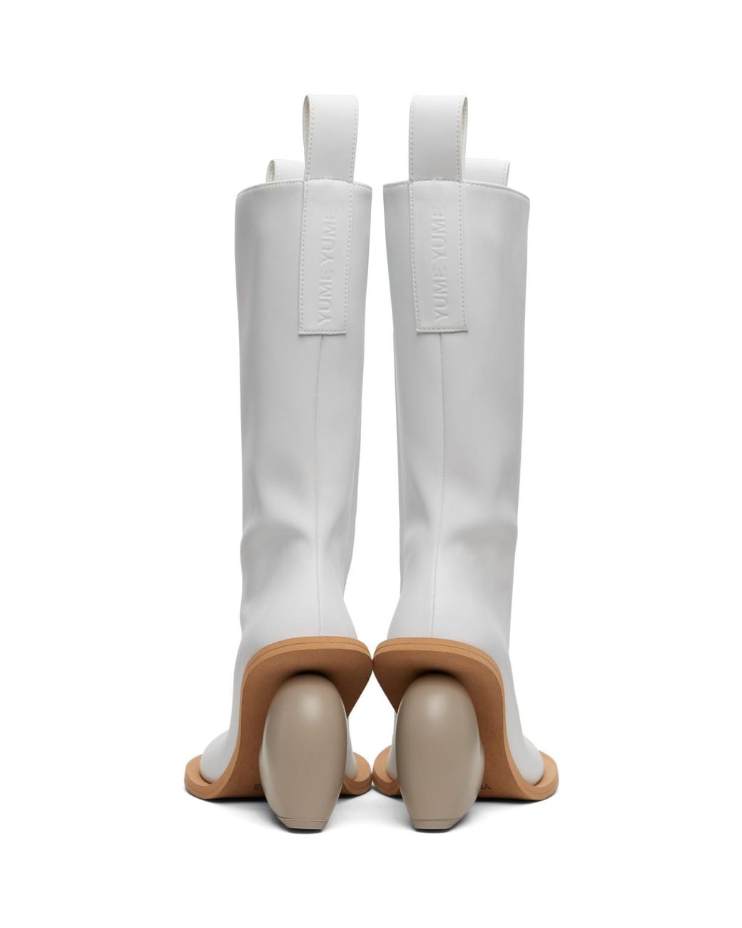 Yume Yume White Off- Love Tall Boots