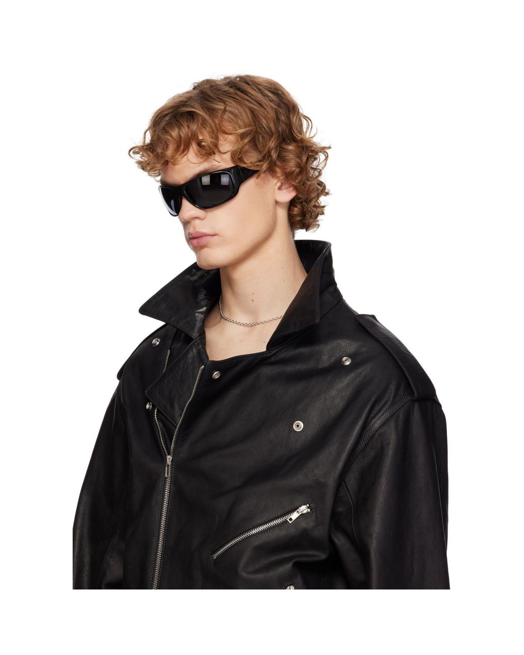 SECONDA Gray Fortuna Sunglasses for men