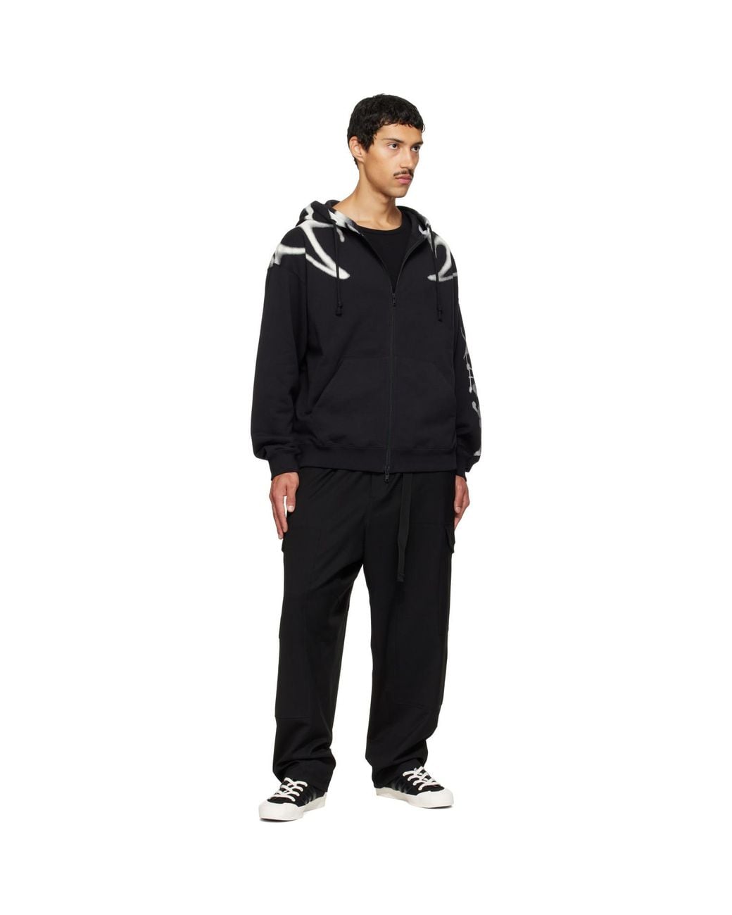 Y-3 Black Nisi Hi Sneakers for men