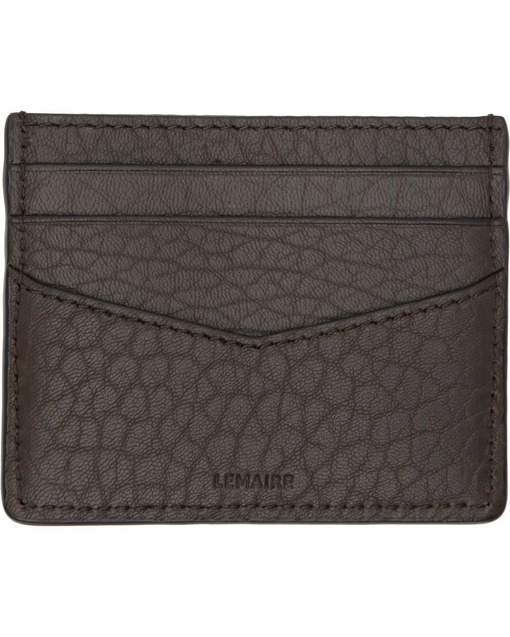 Lemaire Black Gear Card Holder