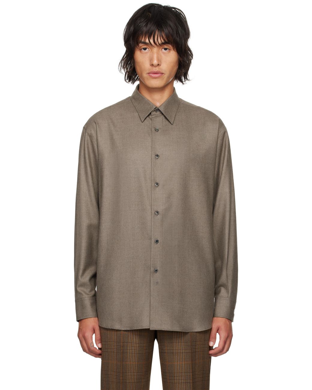 メンズ AURALEE スーパーライト ウール シャツ | Lyst メンズ AURALEE スーパーライト ウール シャツ | Lyst