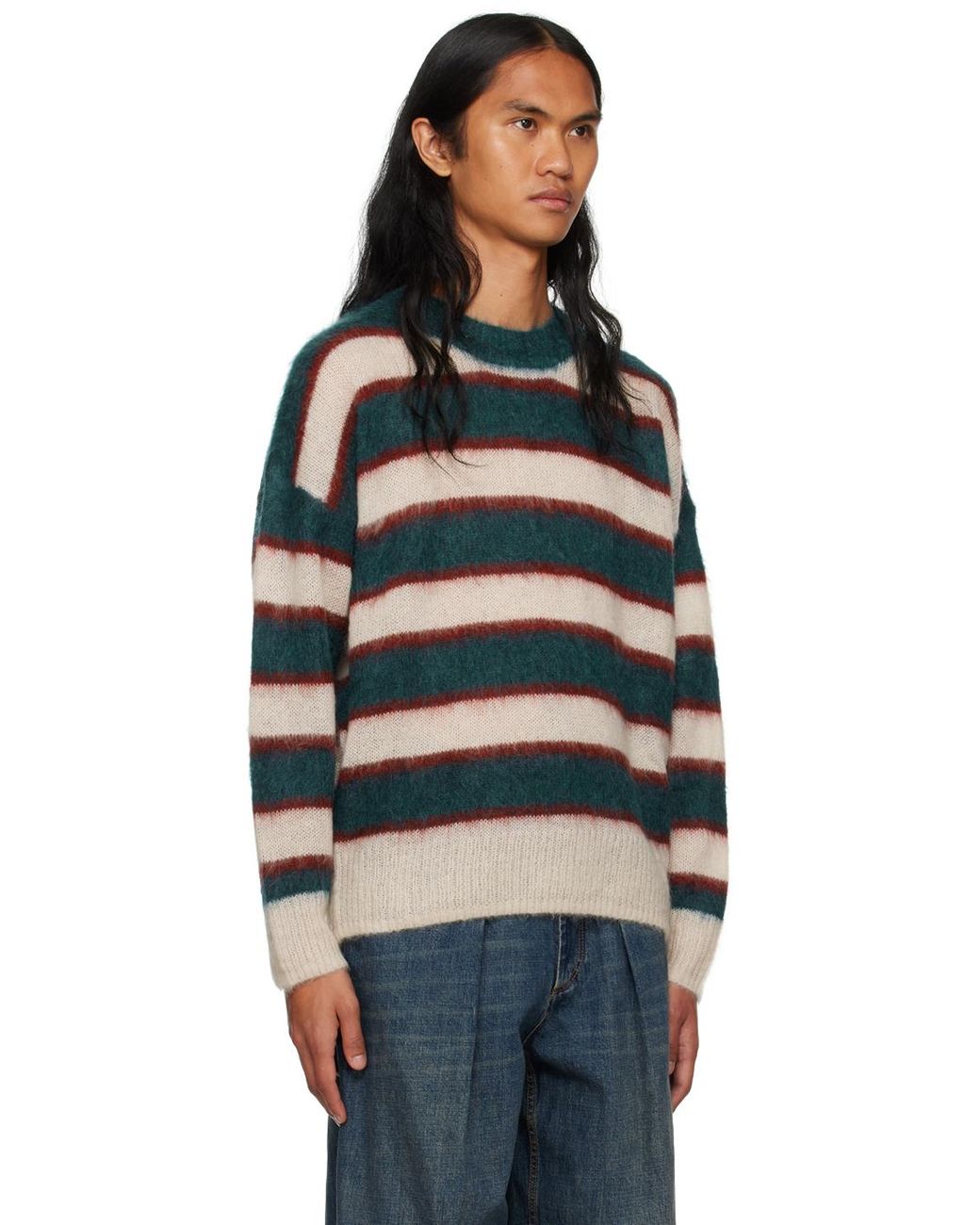 Isabel Marant Blue u0026 Off-white Drussellh Sweater in Black for Men | Lyst  Canada