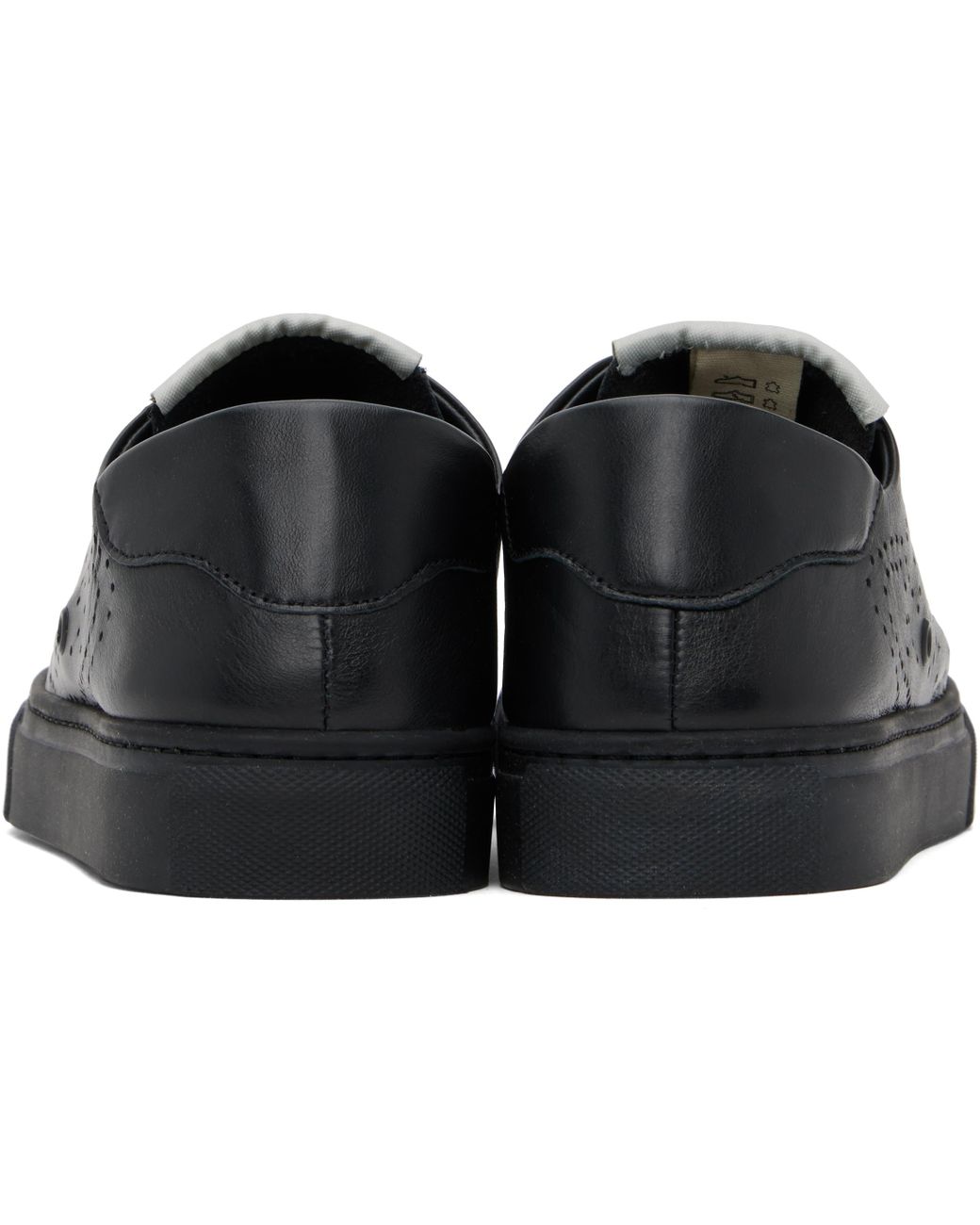 スニーカー Vivienne Westwood Classic Punch Trainer Low Top Sneakers Bla Vivienne Westwood Black & Gray Classic Low Sneakers Vivienne