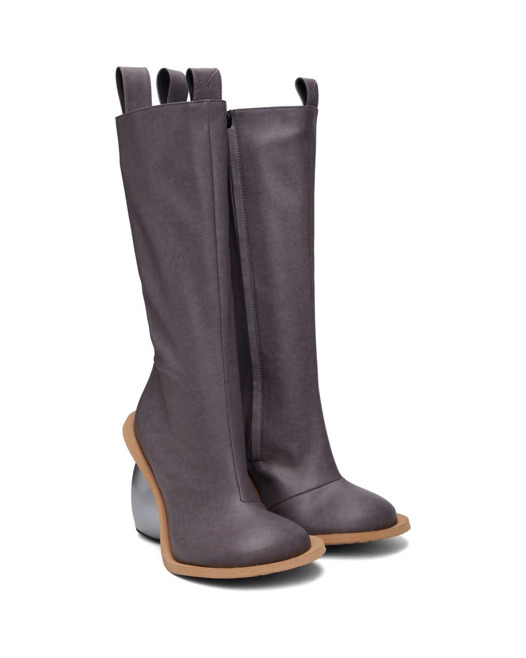 Yume Yume Gray Ssense Exclusive Love Tall Boots