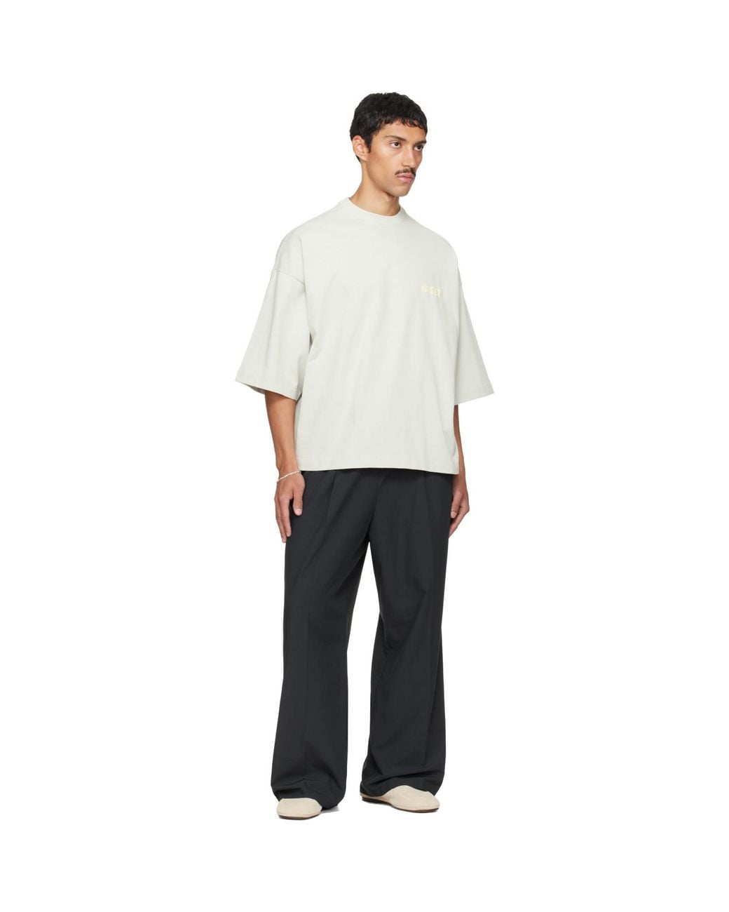 Fear Of God White Merch T-Shirt for men