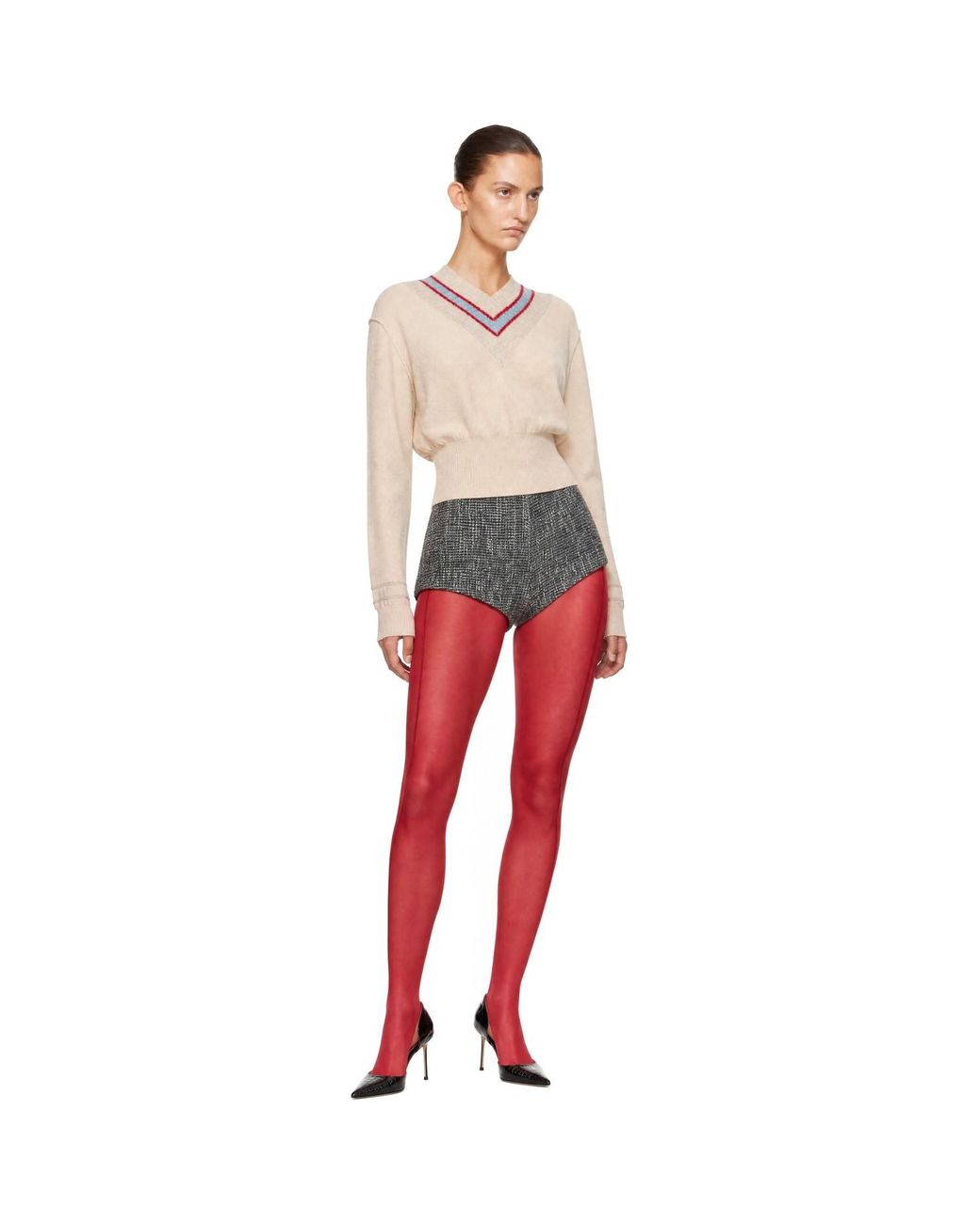 Pull Nora À Col En V KNWLS en coloris Red