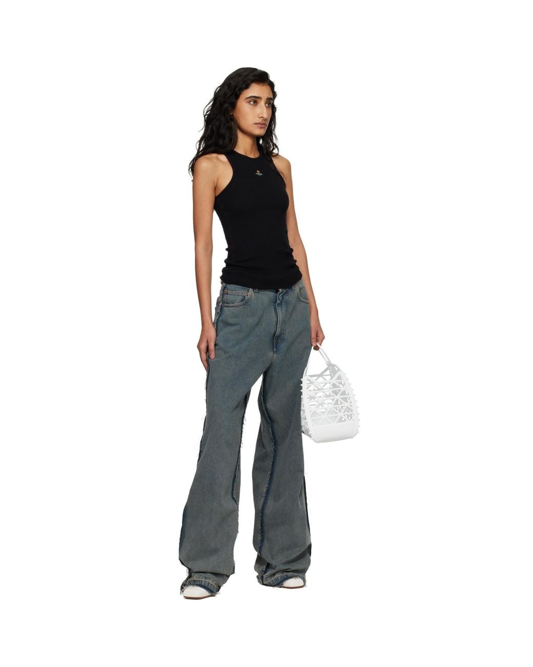 Vivienne Westwood White X-Ray Tote