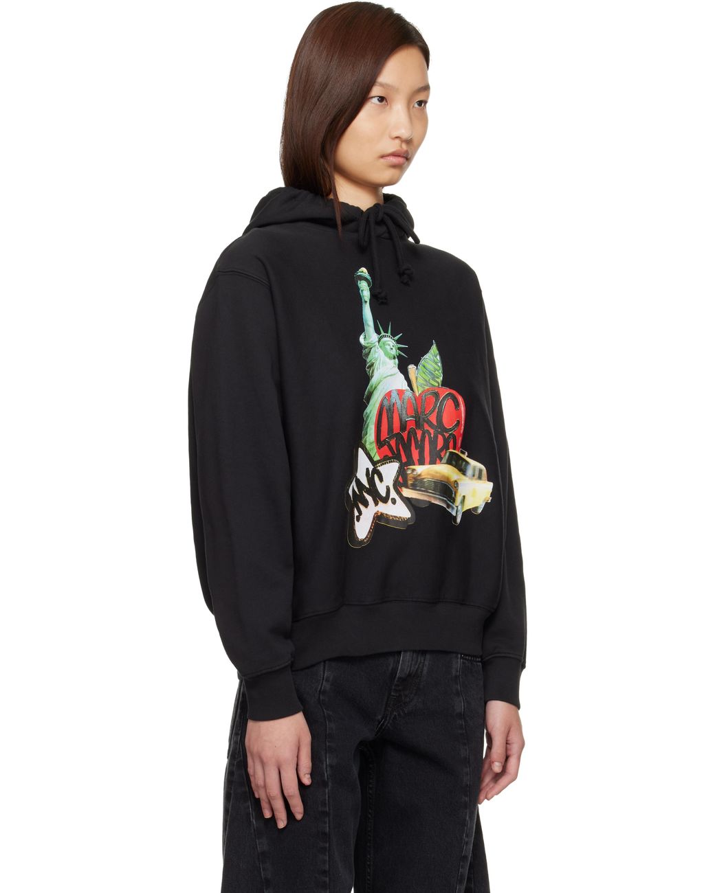 美品です。MARC JACOBS ブラック ニットパーカー Marc Jacobs The Hoodie パーカー | グレー | FARFETCH JP