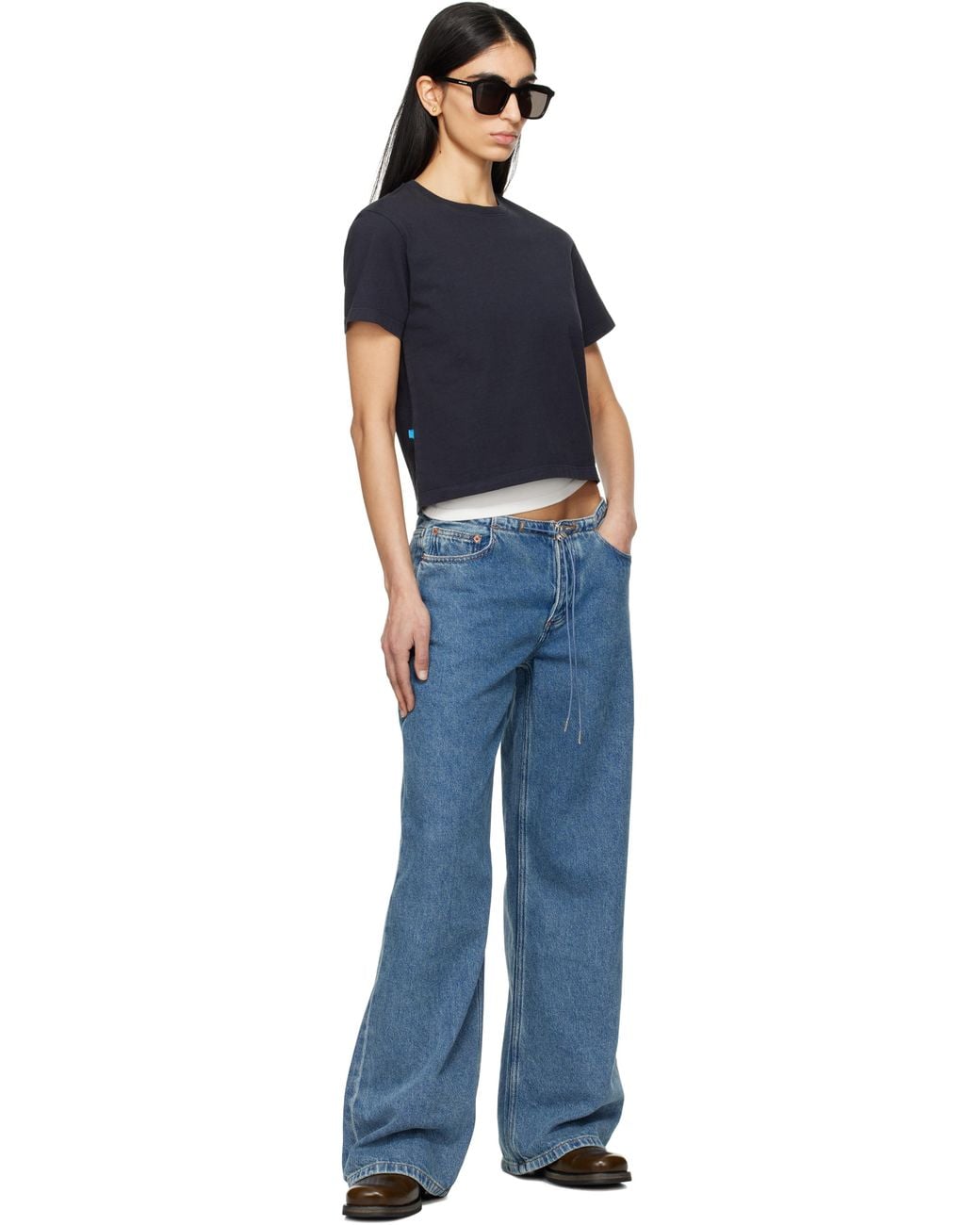 Still Here Ssense限定 ブラック 'The Shirt' Tシャツ Black