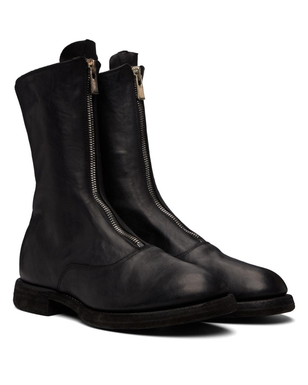 Guidi Black 310Wz New Army Double Sole Boots for men