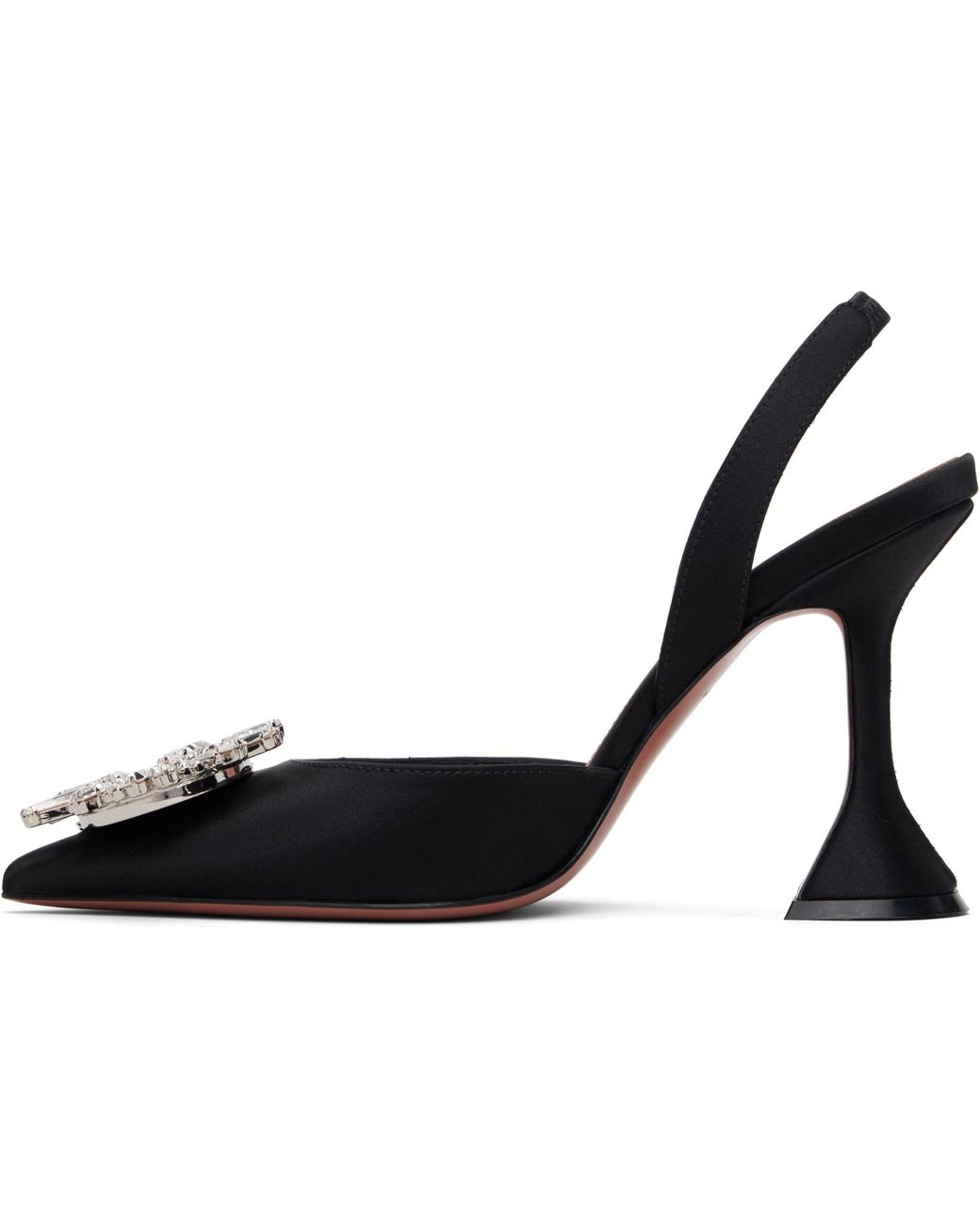 AMINA MUADDI Black Begum Sling 95 Heels
