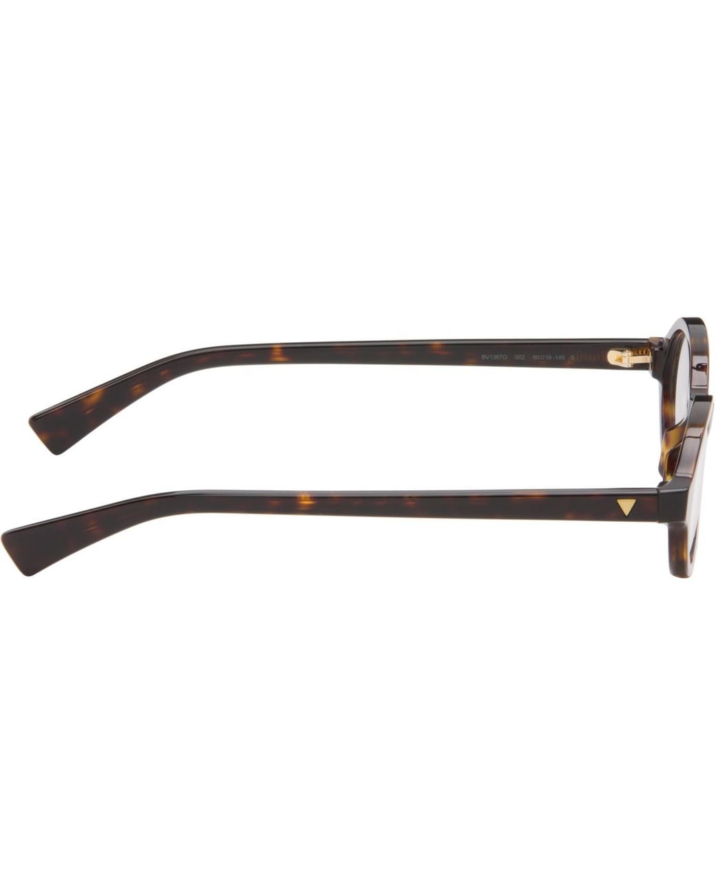 Bottega Veneta Brown Classic Oval Glasses