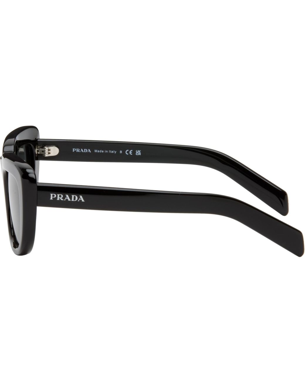 Prada Black Cat-Eye Sunglasses