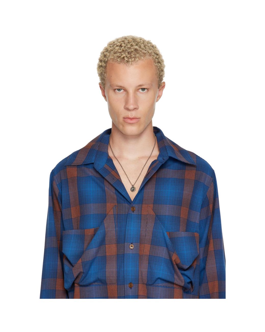 Vivienne Westwood Metallic Lewis Pendant Necklace for men