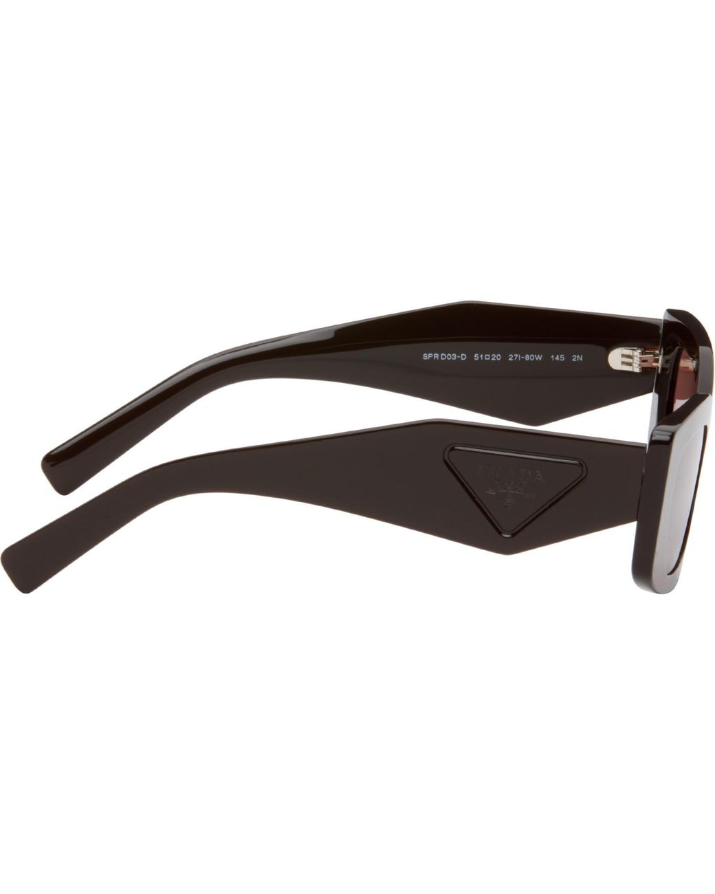 Prada Brown Cat-Eye Sunglasses