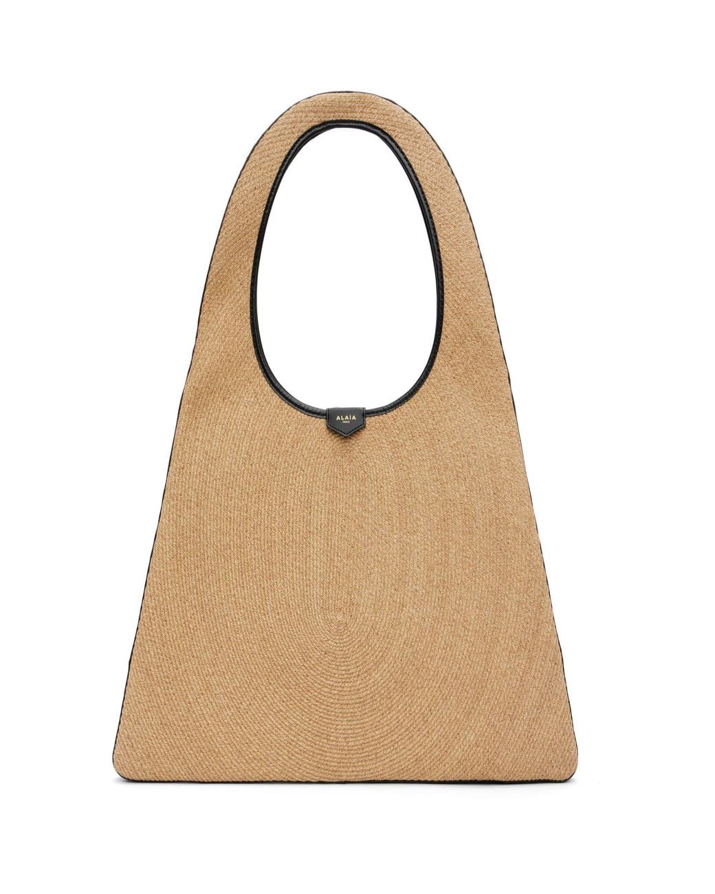 Alaïa Brown One Piece Paper Straw Tote