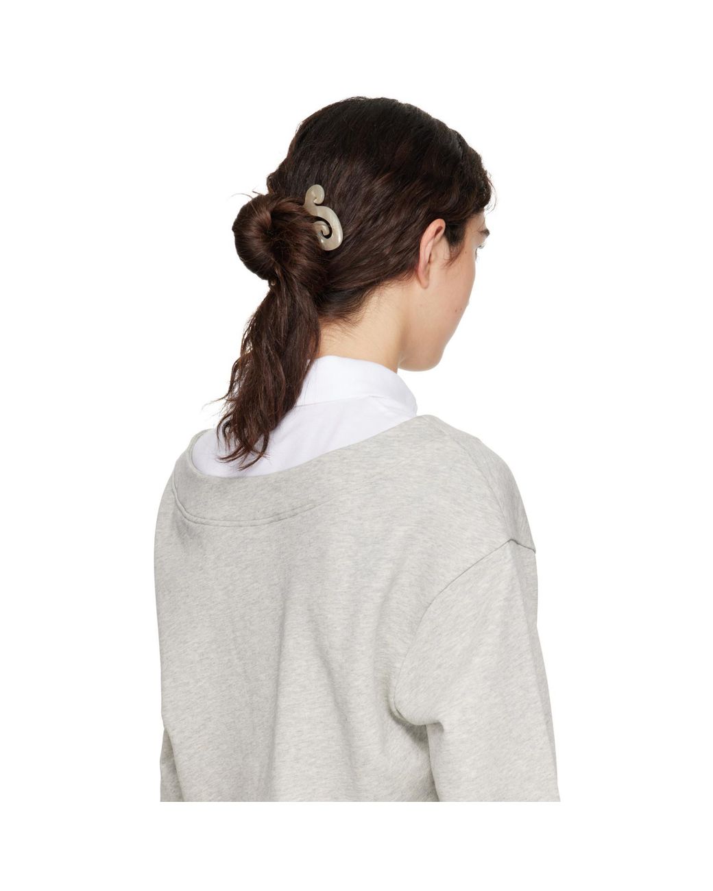 MERRMA Natural Ssense Exclusive Off- Spiral French Hair Pin