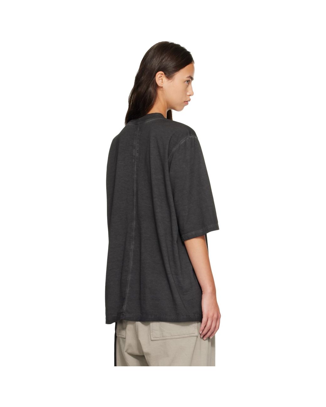 Rick Owens Black Tower Walrus T-Shirt