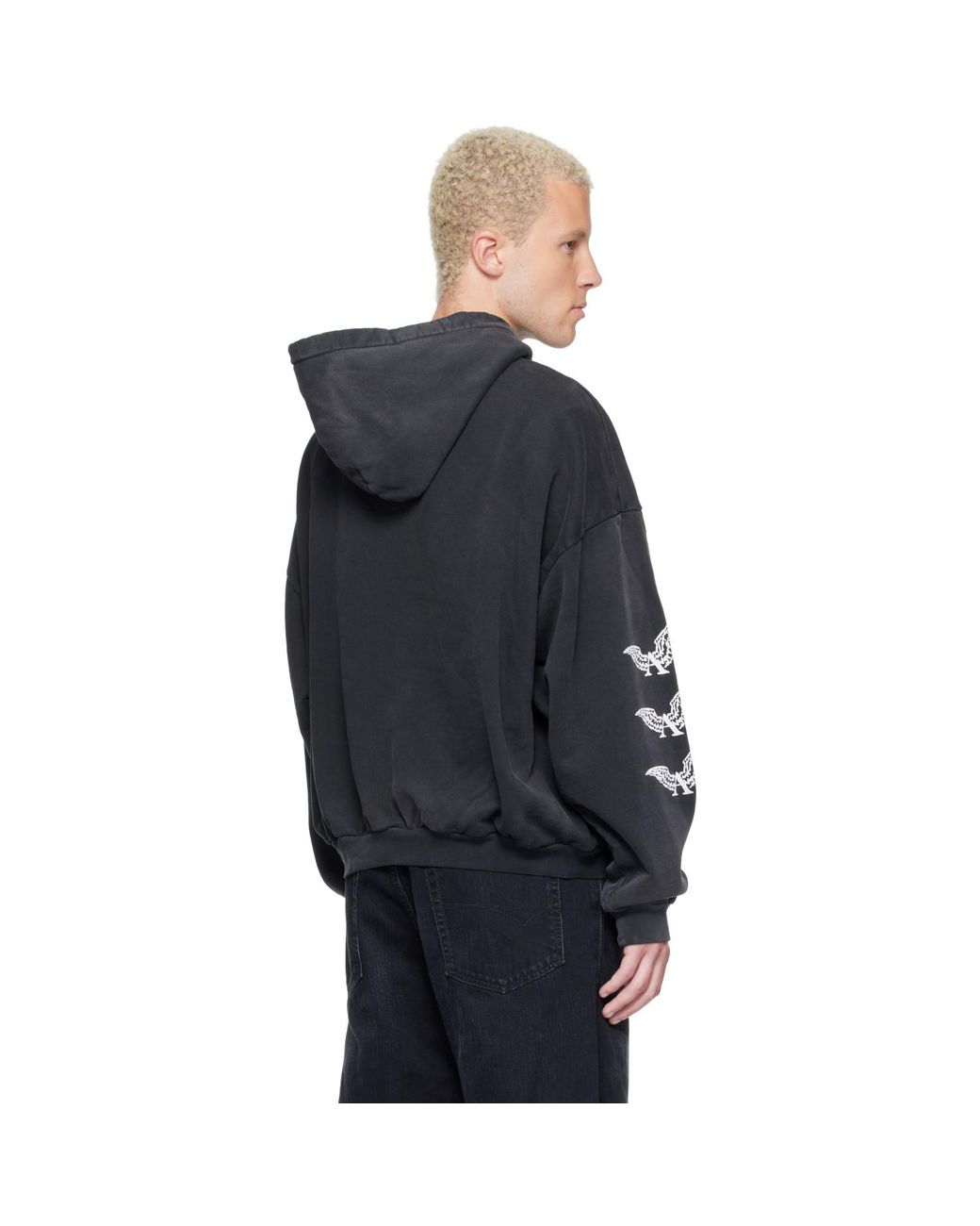 ALEXANDER DIGENOVA Black Showroom Hoodie for men