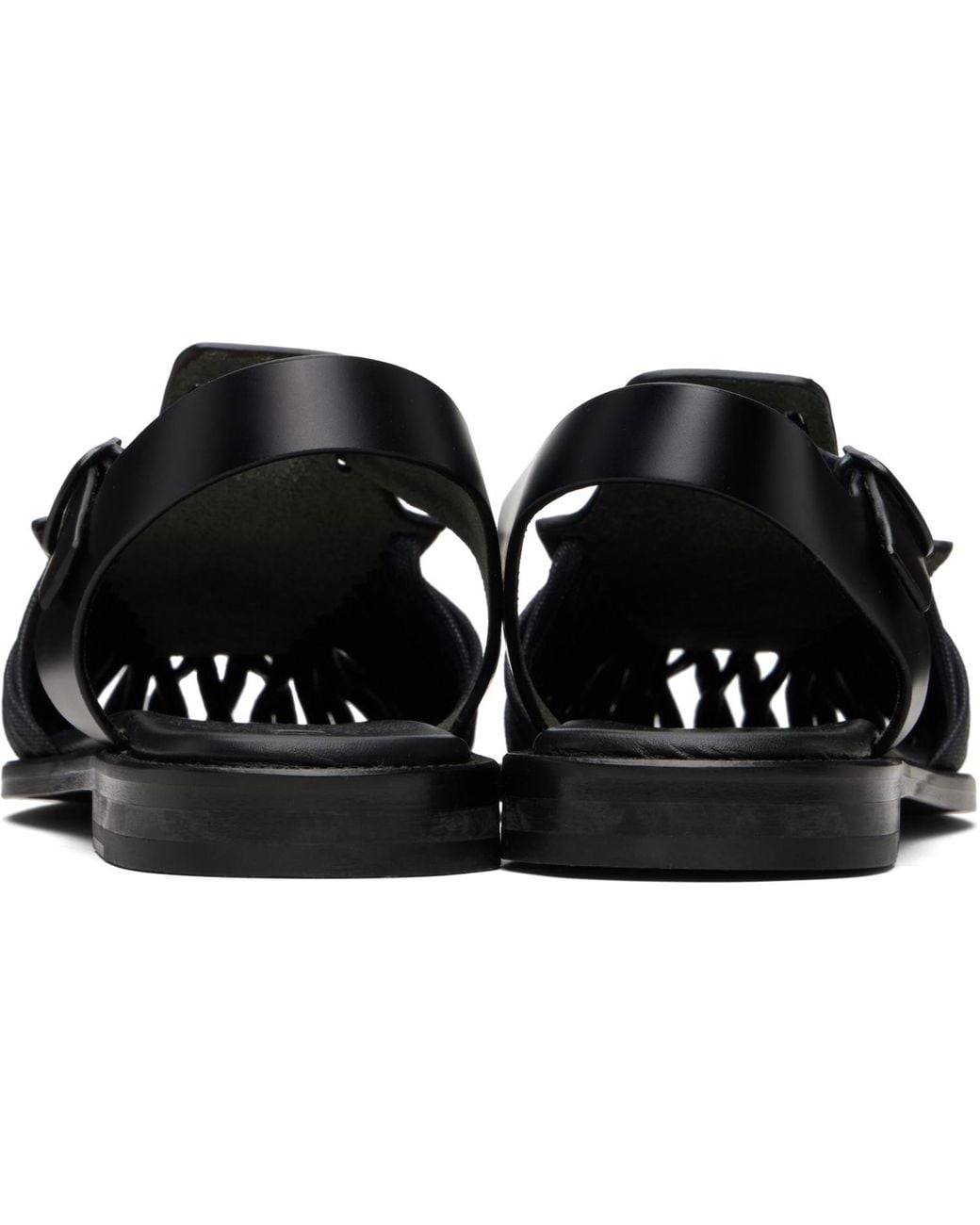 Hereu Black Alaro Sandals for men