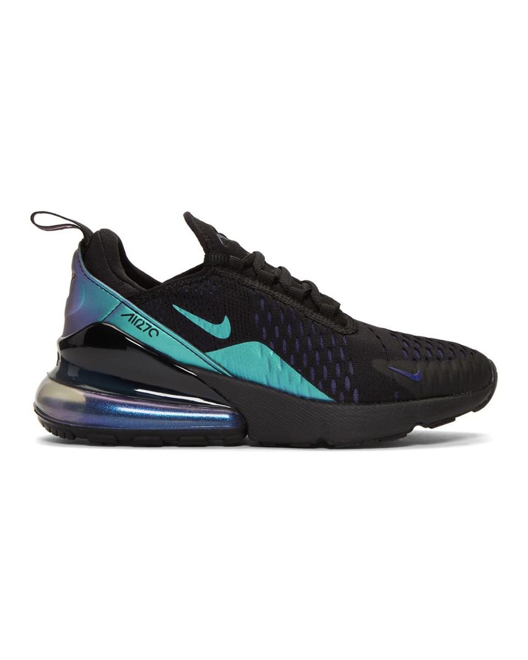 Nike Rubber Black And Purple Air Max 270 Sneakers | Lyst