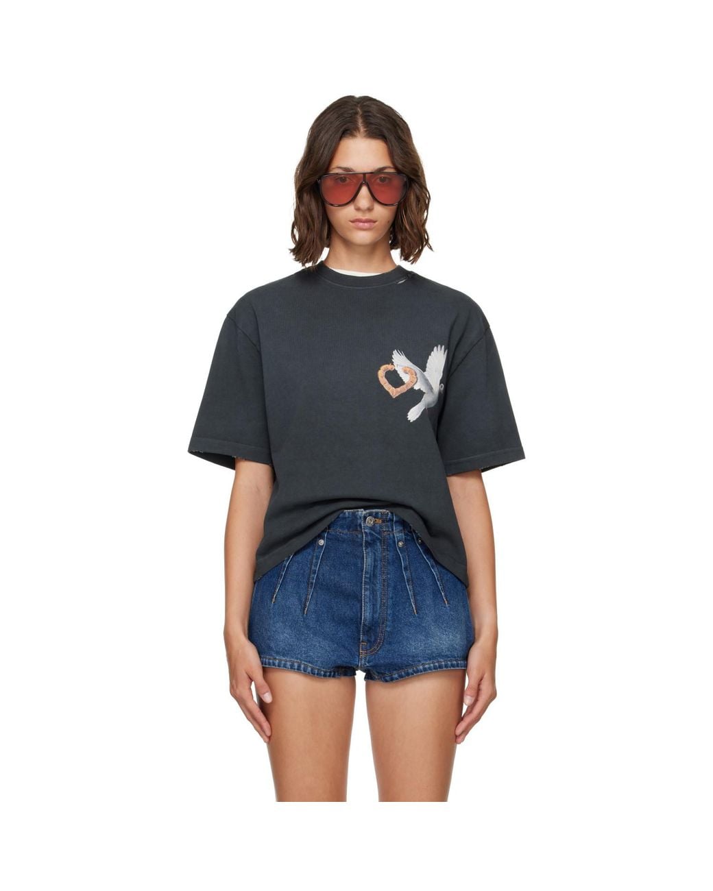 Willy Chavarria Blue 'El Movimiento' Brava T-Shirt