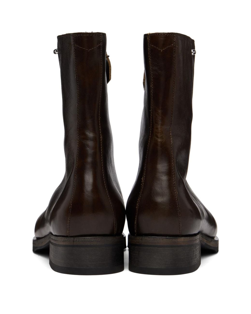 Our Legacy Brown Khaki Camion Boots for men