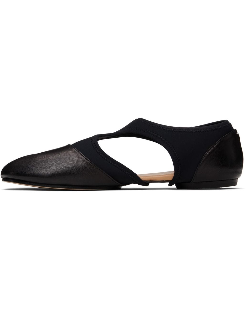 Maison Margiela Black Tabi Jazz Loafers