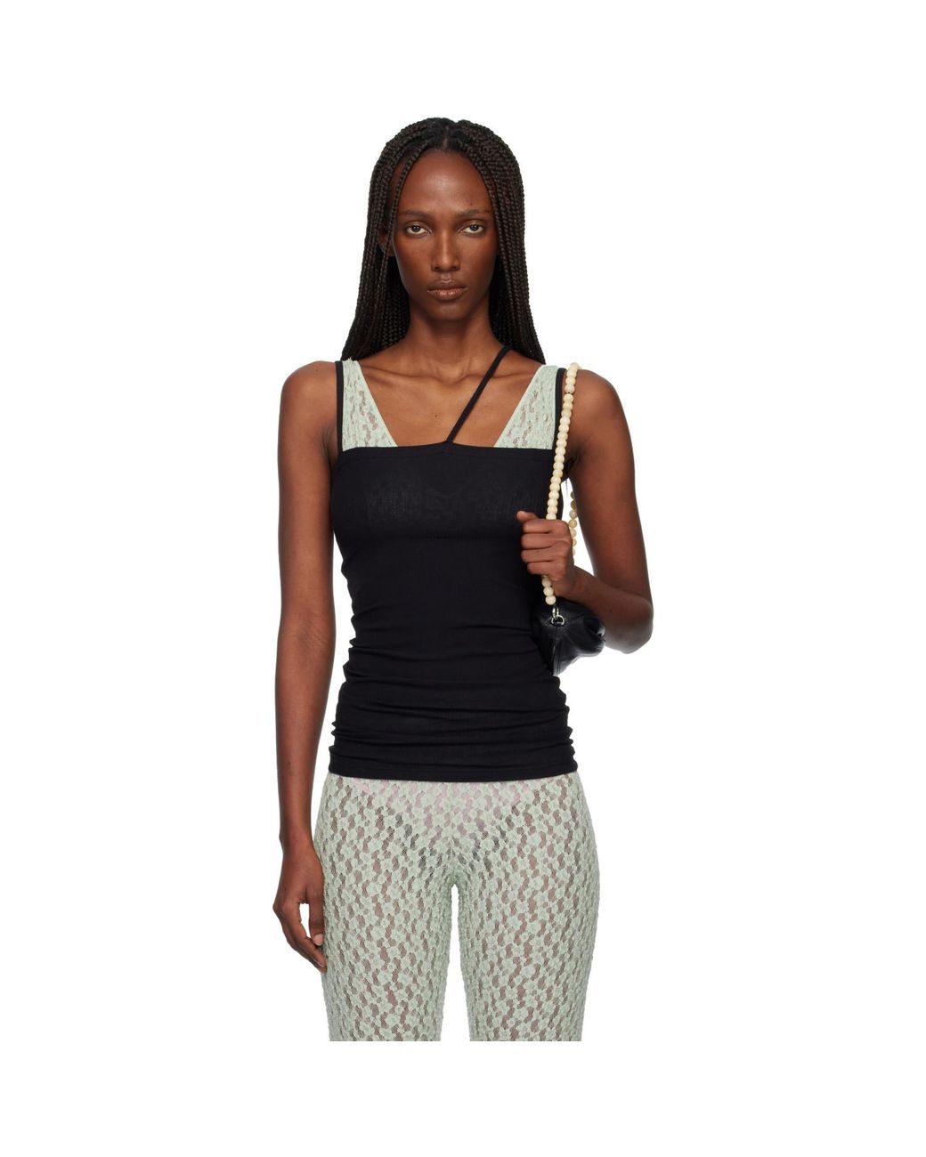 Baserange Black Nida Tank Camisole