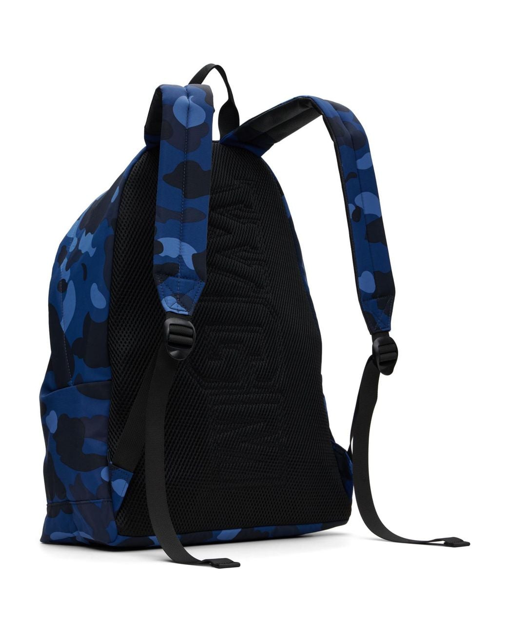 A Bathing Ape Blue Color Camo Shark Day Backpack for men