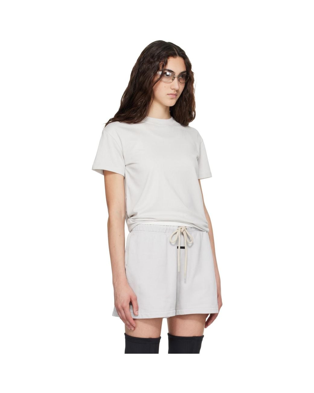 Fear Of God White Classic Fit T-Shirt